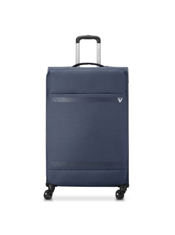 Roncato Jazz 4.0 4 Rollen Trolley L 78 cm mit Dehnfalte in nachtblau