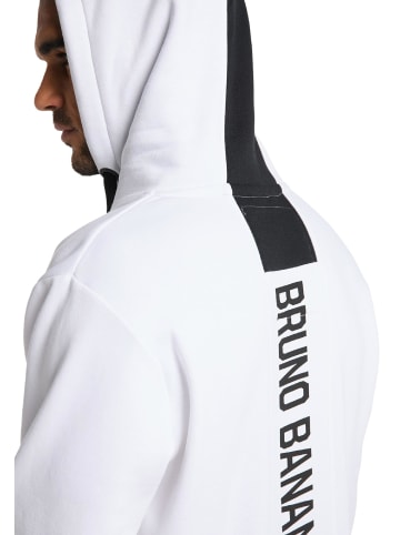 Bruno Banani Hoodie ohne Reißverschluss HOWARD in Weiß