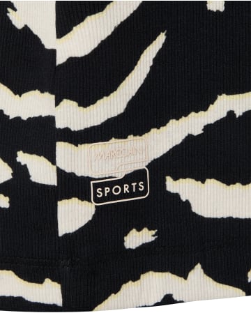 MARC CAIN SPORTS  T-Shirt in schwarz weiß