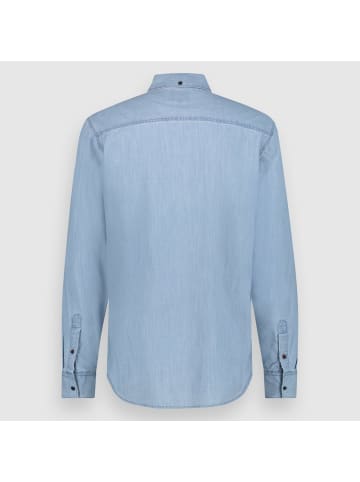 Twinlife Hemd Chambray in Blau