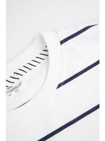 Coccodrillo T-Shirt mit kurzen Ärmeln in dunkelblau