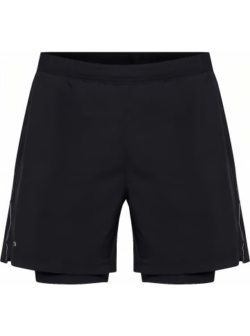 Hummel Short "Fast 2In1 Shorts" in Schwarz
