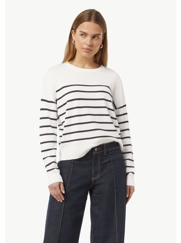 comma Strickpullover langarm in Weiß