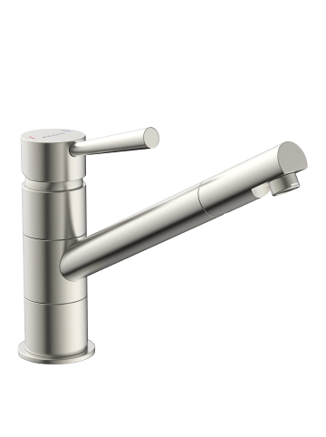 Franz Joseph Schütte CORNWALL Spültischarmatur, Edelstahloptik