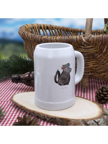 Mr. & Mrs. Panda Krug Stinktier  ohne Spruch in Weiß