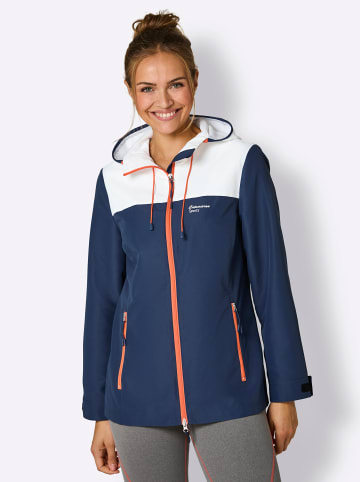 WITT WEIDEN Funktionsjacke in dunkelblau-weiß