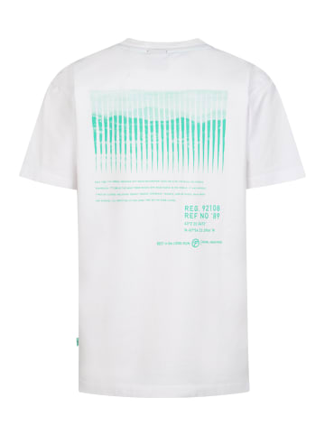 Petrol Industries T-Shirt mit Grafik-Rückenprint Serape in Weiß