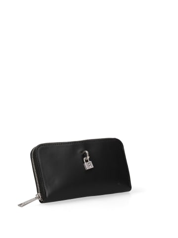 John Richmond Geldbörse in BLACK AND  OFF SILVER