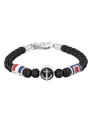 Adeliás Unisex Armband – Kugelarmband aus Edelstahl 18,5 cm in weiß