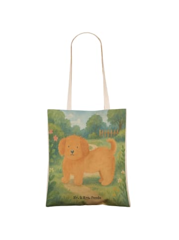 Mr. & Mrs. Panda Tasche Hund Flauschig Design ohne Spruch in Weiß