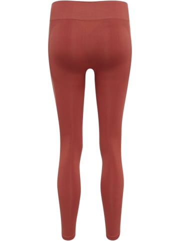 Hummel Hummel Leggings Hmlmt Multisport Damen Schnelltrocknend Nahtlosen in MARSALA