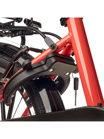 S'COOL Kinderfahrrad - chiX 20 Zoll 6-Gang | ab 6 Jahre - Coral/Dark Red