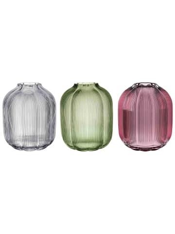 Villeroy & Boch 3-tlg. Vasen-Set Fleur in Bunt – 19 cm in bunt