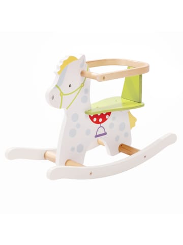 roba Holz Schaukelpferd Kleiner Racker – mit abnehmbarem Schutzring, ab 12 Mon.