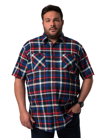 Men Plus Hemd in navy blau