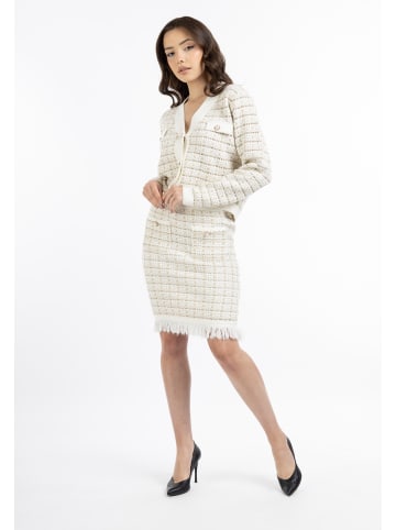 faina Damen Strickrock in Weiss