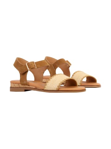 Divine Factory Alénoa-Ledersandalen Braun