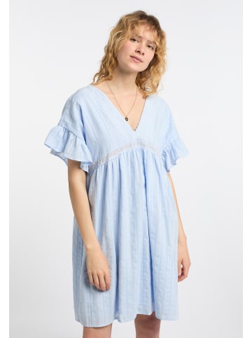 DreiMaster Damen Kleid in Hellblau