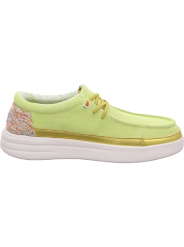 Fusion Leinenschuh  in Grün