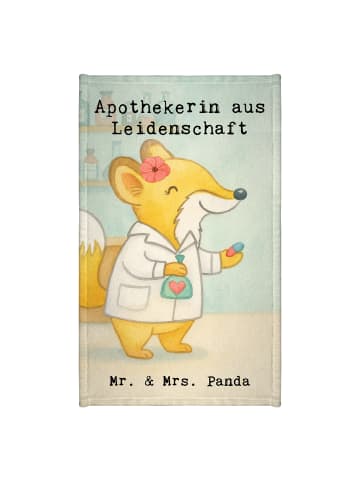 Mr. & Mrs. Panda Gästehandtücher Apothekerin Leidenschaft Design... in Weiß