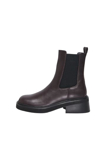 ONLY Chelsea Stiefel in Deep Mahogany