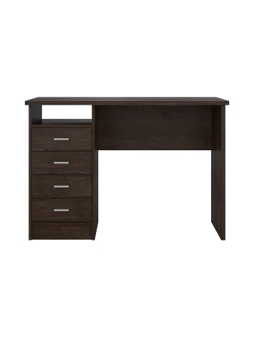 ebuy24 Schreibtisch FunctionPlus Dunkel 110 x 49 cm