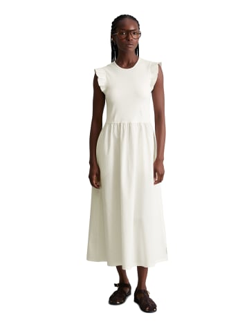 Marc O'Polo DENIM Volant-Jerseykleid flared in Silky White