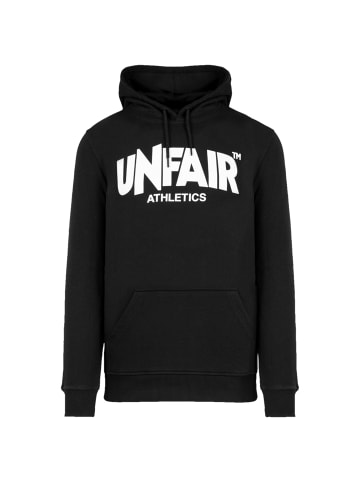 UNFAIR ATHLETICS Kapuzenpullover Classic Label in schwarz / weiß