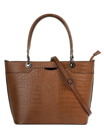 Cluty Handtasche in cognac