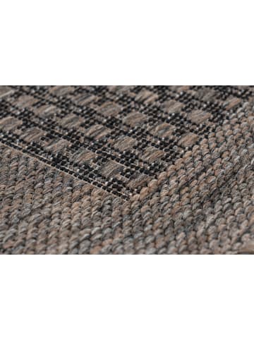 Kayoom Kurzflor Teppich Indonesia in taupe - rechteckig