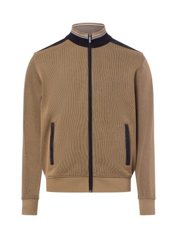 Bugatti Sweatjacke in camel schwarz - 0003