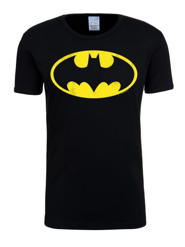 Logoshirt T-Shirt DC - Batman Logo in schwarz