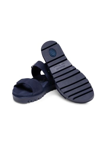 VITAFORM Samtziegenleder Sandalen in marine