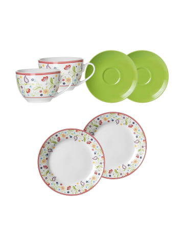Ritzenhoff & Breker 6-tlg. Kaffeeservice Shanti Doppio in Bunt – in bunt