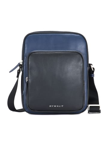 MYWALIT Firenze Umhängetasche Leder 21 cm in midnight