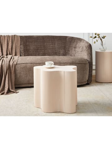 Beliani Beistelltisch PERRY in Weiß - (W) 45 x (H) 45 x (L) 40 cm
