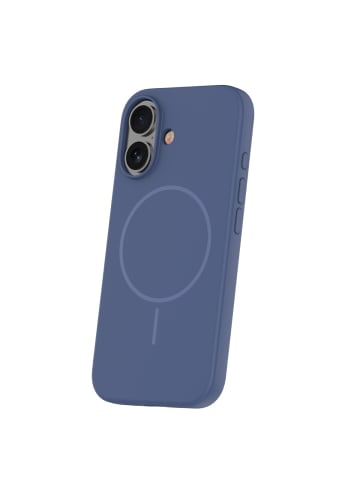 COFI 1453 TFO Silicone Thin Mag kompatibel mit Apple iPhone 16 Dunkelblau in Dunkelblau