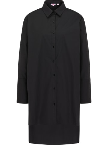 myMo Damen Hemdkleid in Schwarz