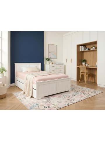 Beliani 5-tlg Doppelbett SABRAN in Weiß