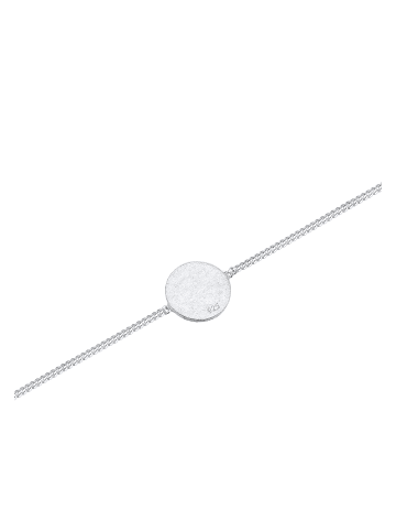 Elli Armband 925 Sterling Silber Geo, Kreis, Plättchen in Silber