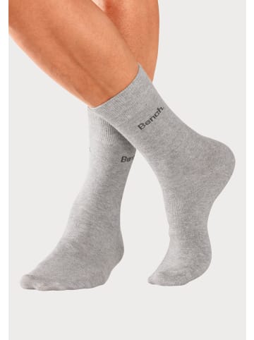 Bench Basicsocken in 2x anthrazit-meliert, 2x grau-meliert