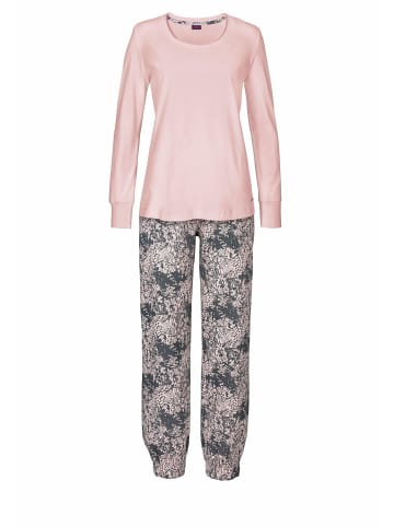 Buffalo Pyjama in rosa-gemustert