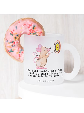 Mr. & Mrs. Panda Tee Tasse Maus Dart spielen mit Spruch in Transparent
