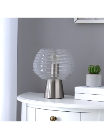 home24 Tischleuchte Sywell in Durchsichtig