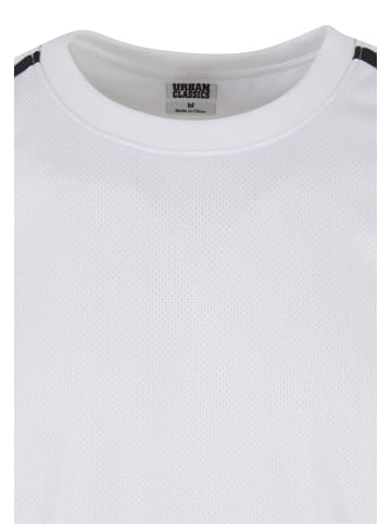 Urban Classics Urban Classics Herren Oversized Stripes Mesh Tee in white