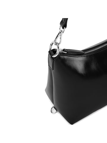 Seidenfelt Delary Schultertasche 20 cm black