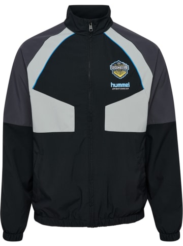 Hummel Trainingsjacke "Loose Track Zipjacket Sw El Paso" in Schwarz
