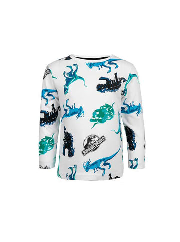 Jurassic World 2tlg. Outfit: Schlafanzug in Weiß