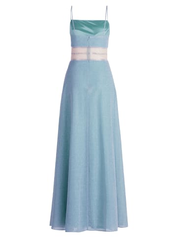 Vera Mont Abendkleid mit Effektgarn in Mint/Silver
