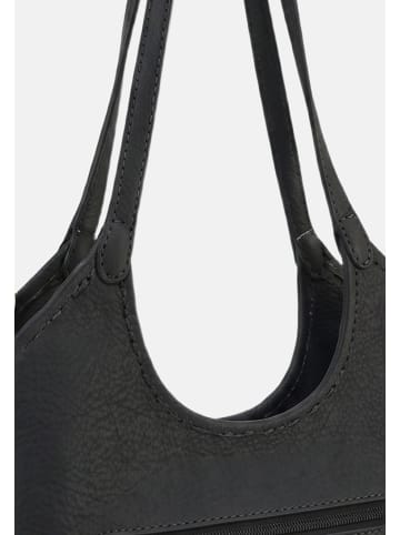 GianMarco Venturi Schultertasche in BLACK